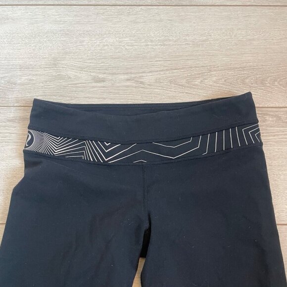 Lululemon Black Cropped Yoga Pants Unsized - Picture 2 of 9